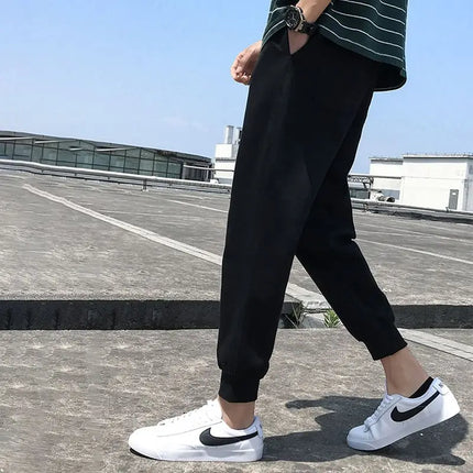 Men's Sweatpants Harem Joggers Retro Autumn Winter Clearance Sale Cool Fashion Trend Male Sports Pants Trousers Young Students