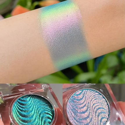 Chameleon Eyeshadow Powder Monochrome Matte Shimmer Metallic Glitter Gothic High Gloss High Colors Fine Flash lasting Eye Makeup