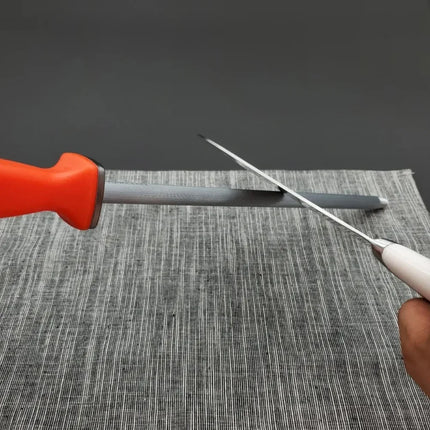 Diamond Sharpening Rod Tungsten Steel Carbon Steel  Kitchen Gadgets Slaughterhouse Butcher Ceramic Household Knife Sharpener