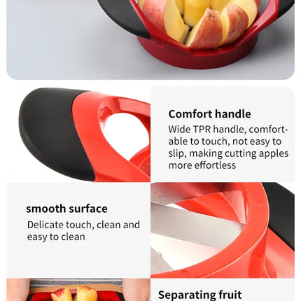 Stainless Steel Apple Slicer & Corer, Super Sharp Apple Cutter Peeler, Multifunctional Kitchen Tool for Fruit Cutting