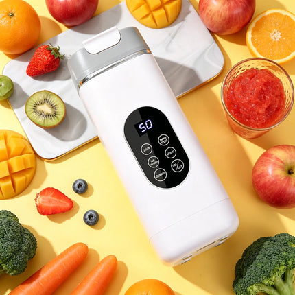 Portable Fruit Juicer Blenders Outdoor Personal Electric Mini Bottle Home USB Charge 12 Blades Double Cup Juicer Machine