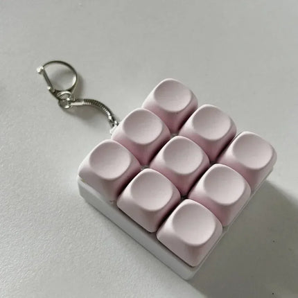 Keyboard Key Fidget Reliver Stress Toys Colorful Keychain Keycap Antistress Toys Adult Children Finger Button Toy Kids Game Gift