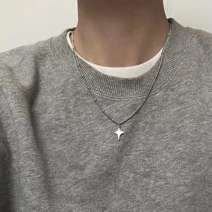Simple Trendy Vintage Necklace Women Men's Fashion Necklace Hollow Choker Pendant Neck Jewelry Accessories Party Chain Wholesale