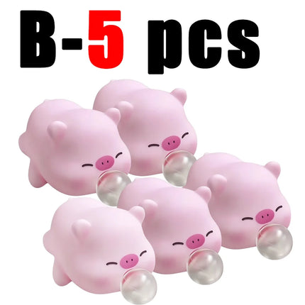 2026 New Cute Animal Bubble Blowing Squishy Toy Stress Relief Squeeze Toy Panda Pig Fidget Toy Slow Rebound Desk Decor Gift