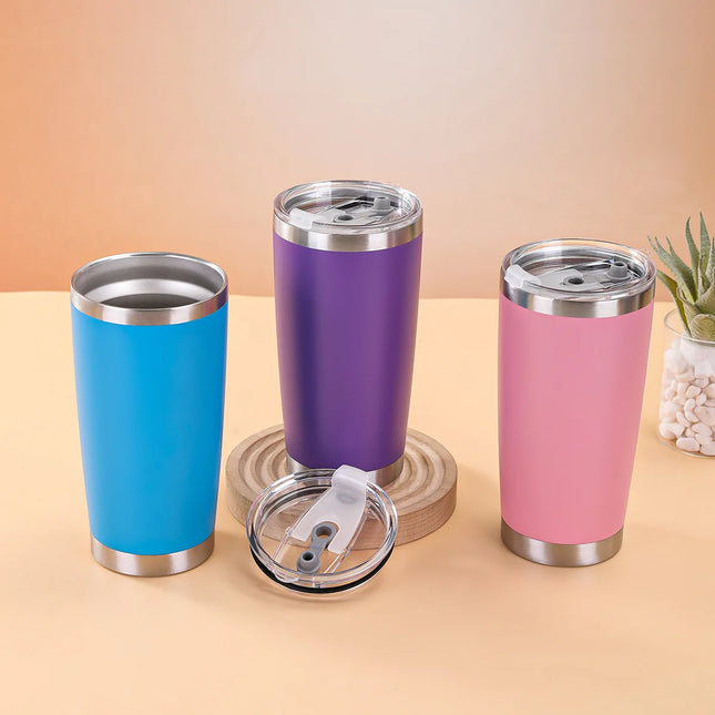 20 oz Thermal Water Bottle Keep Cold and Hot Water Bottle Thermos for Water Tea Coffee Vacuum Flasks Stainless Steel Thermos Bot