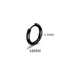 Black Color 16mm / 1PC