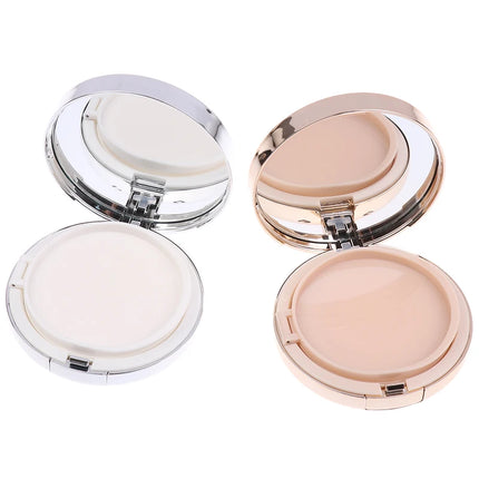 【Empty Air Cushion Puff Box With Mirror Sponge Portable Foundation DIY Box BB Cream Cosmetic Case Container Beauty Makeup Tools】