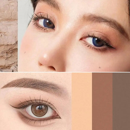 Glitter Eyeshadow Stick Three-Color Contouring Eyeshadow Makeup Eyeshadow Crayon Eyeshadow Pencil Eye Shimmer Stick For Women