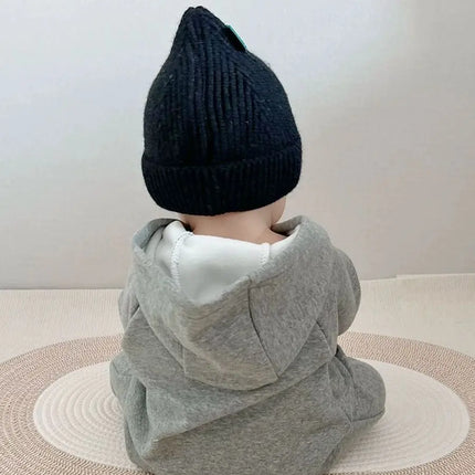 2024 Autumn Baby Boys Casual Print One Piece Long Sleeve Rompers Infant Toddler Sports Jumpsuit