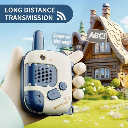 Kids Cartoon Walkie Talkie Handheld Interactive Parent-Child Wireless Outdoor Remote Intelligent Communication Puzzle Christmas