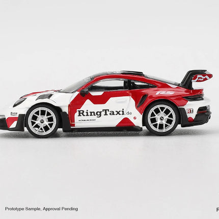 MINIGT 1/64 Porsche 911 (992) GT3 RS Weissach Package Guards Red MGT01060-CH Car Alloy Diecast Metal Model Kids Toys Boys