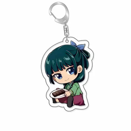 Anime The Apothecary Diaries Acrylic Keychain Cute Maomao Figure Keychain Keyring for Bag Backpack Accessories Gift
