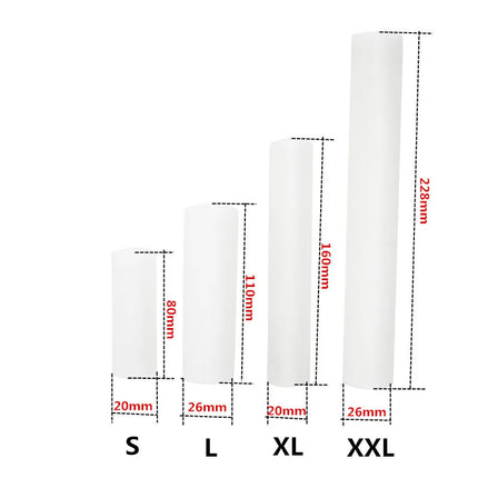 Soft Silicone Sleeve for Male Extender Hanger Stretcher Pump Vacuum Enlarger Enhancer Comfortable Replacement Accessory