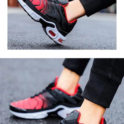 Casual Breathable Running Shoes Men's Large Size Outdoor Sports Sneakers Fashionable Korean Style Couple Matching Footwear