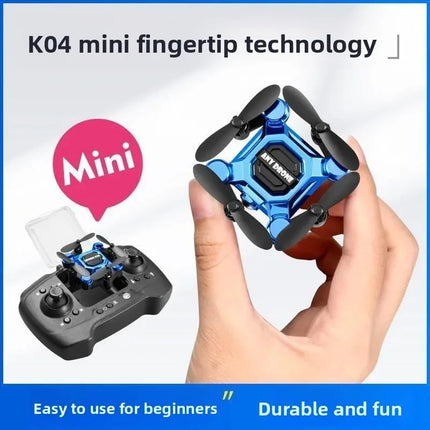 Mini Folding Mosquito Drone with Aerial Camera, Remote Control Helicopter Toy for Students Kids