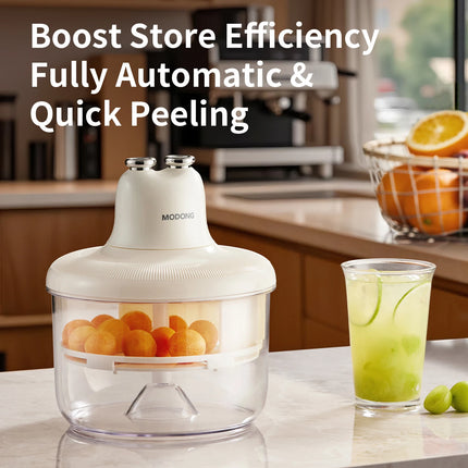 Household Kitchen Appliances Fully Automatic Fruit Peeler Machine 10-Second Fast Peeling for Grapes Dual-Mode Electric Peeler