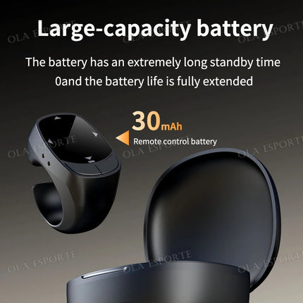 New Smart Ring Multi-Functional Rings Remote Control 5.3 BT Page Scrolling Video Flipping Auto-Like, Take Photos For Smartphones