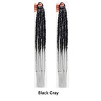 2pcs black gray