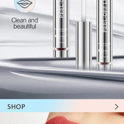 O'CHEAL Peel Off Lip Lip Liner Long-Lasting Lip Gloss High Color Rendering Tear-off 6 Color Waterproof  Matte Lip liner Makeup
