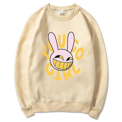 YOU GO GIRL Digital Circus Jax Hoodie Fashion Women Harajuku Funny Cute Rabbit Hoodie Unisex Cartoon Vintage Pullover Sweatshirt