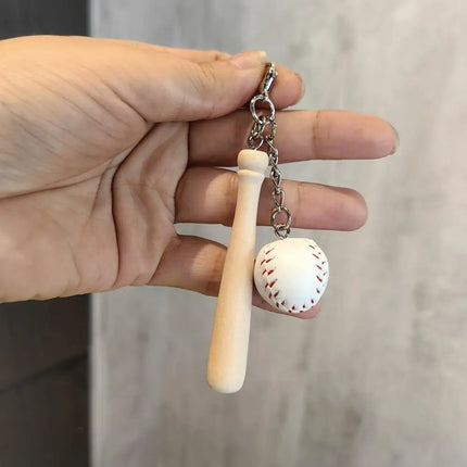 HOT Original Designed Nylon Woven Rope Keychain With Baseball Decor Sporty Style Bag Pendant DIY Trendy Fashion Pendant Gifts