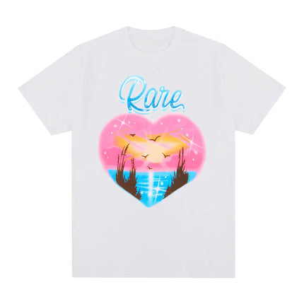 RARE ALBUM COVER TEE Selena Gomez Fashion Vintage New 100% Cotton T-Shirts Top Goth Grunge O-neck High Quality Female/Male T-shirt