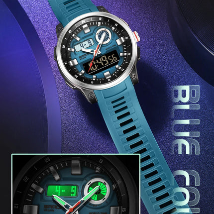 SANDA Fashion Brand Sport Electronics Watches for Men Outdoors Analog Digital Man Watch Luminous Waterproof Backlight Wristwatch