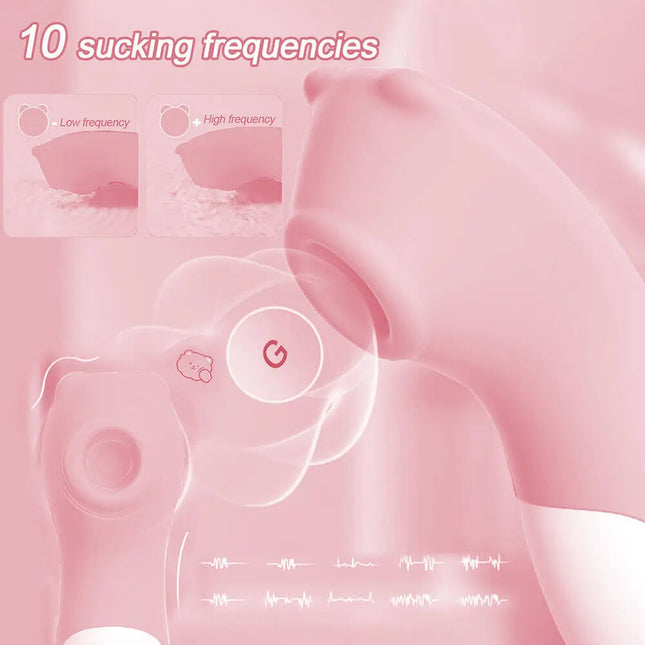 Clit Sucking Vibrator 10 Speed Vibrating Sucker Oral Suction Nipple Clitoris Stimulator Sex Toys For Women Masturbator Product
