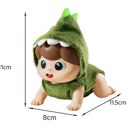 Electric Crawling Toys For Children Early Education with Sound Fun  Guide Crawling Music Learning Speaking 6 Months Kids Gifts