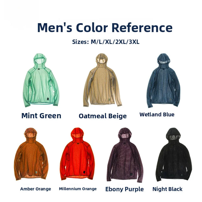 Outdoor Men's Long Sleeve Fleece Hoodie Comfortable Warm Polyester T-Shirt Sports Style Anti-static Anti-pilling Standard Fit