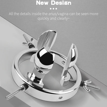Stainless Anal Expander Adjustable Anal Expander Dilator SM Sex Toys for Men Gay Women Vaginal Anal Butt Plug Stretcher