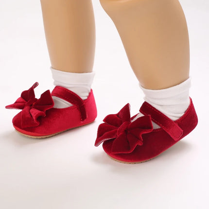 Baby Girls First Walkers 0-18 Months Red Princess Shoes Soft Sole Spring Autumn