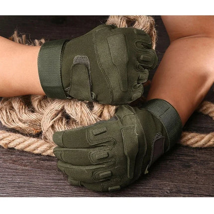 Tactical Full Finger Gloves Outdoor Sports Bicycle Antiskid Gloves Paintball Shooting Airsoft Cycling Half Glovemotorcycle glove