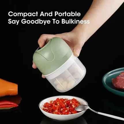 250ML USB Portable Garlic Grinder Mini Electric Food Chopper Meat Grinder Kitchen Vegetable Grinder