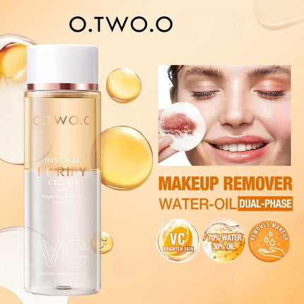 Dual Phase Makeup Remover With VC Essence For Sensitive Skin Instantly Dissolves Stubborn Makeup Without Irritation