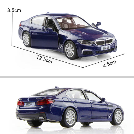 RMZ city 1:36 Alloy Collection Model BMW M550i xDrive Luxury Car Pull Back Simulation Diecast & Toy Vehicles Gifts For Children