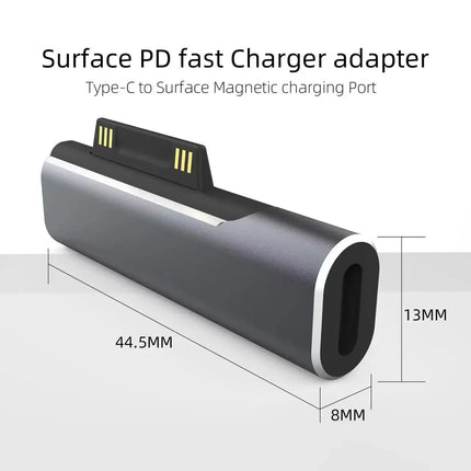 102W PD Fast Charging Adapters TypeC Power Supply Charger Connecting For Microsoft Surface Pro X 8 7 6 5 4Go Book Converter Plug