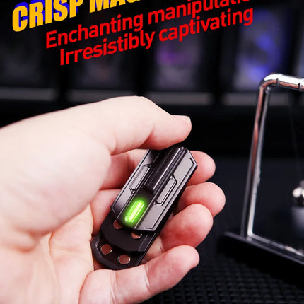 Fingertip Fidget Toys Luminous Slider Magnetic Haptic EDC Clicker Metal Hand Spinner ADHD Tool Anxiety Stress Relief Adult Toys