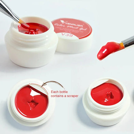 VENALISA Color Mud Gel Pure DIY Nail Art Design UV Gel Polish Professional Manicure Varnishes for Quality Artistry
