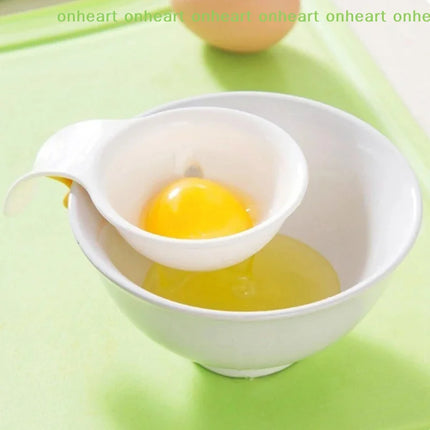 [C]Household Food Grade Plastic Egg White Separator With Bowl Edge Silicone Clip Egg Liquid Manual Egg Filter