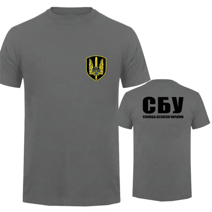 New Fashion Summer New Spetsnaz Ukraine Special Forces Alpha Group Military T-Shirt Print T Shirt Men