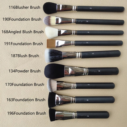 1pc M series Makeup Brushes Powder Contour Eyeshadow Make Up Brush Animal Hair Wood Handle High Quality Cosmetic tool Artist