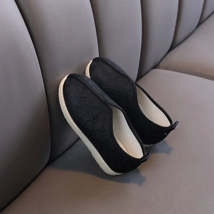 Chinese Style Children Hanfu Shoes Fashion Boys Traditional Casual Embroidered Shoes Versatile Loafers Kids Beijing Cloth Shoes