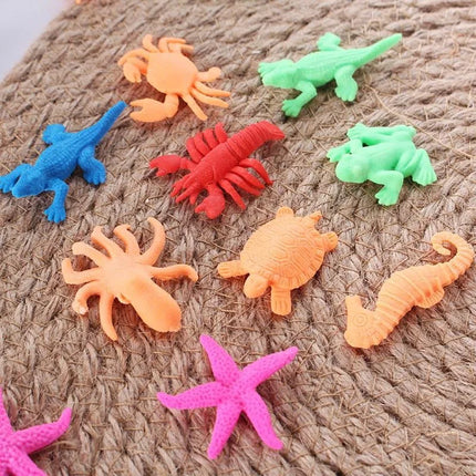 30PCS Growing in Water Bulk Swell Sea Creature Various Kinds Mixed Expansion Toy Colorful Creative Magic Toys