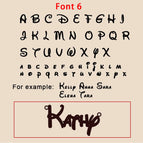 Font 6 / Rose Gold