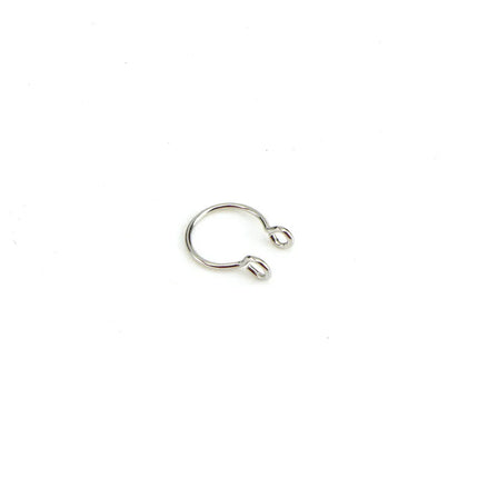 Women Fake Piercing Nose Ring Hoop Septum Piercing Nose Clip Rock HipHoop Stainless Steel Magnet Fashion Body Jewelry Wholesale