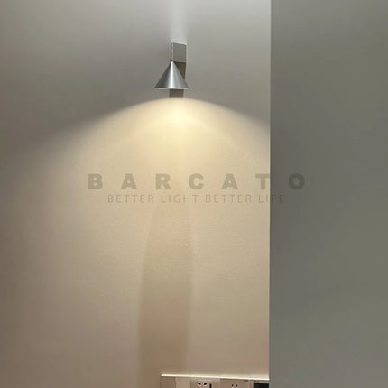 Interior Wall Lights Home Decorations Cone Small 7W LED Wall Lamp Geometry Wall Mirrors Lighting Lamps Living Room Light Fixture