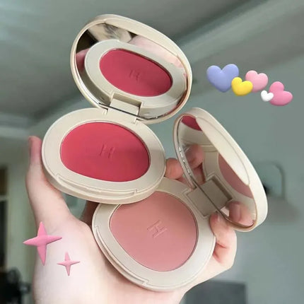 HERORANGEHR526 Monochromatic Blush Is Waterproof, Sweat-proof, Colorfast, and Durable. Six Colors Are Available.