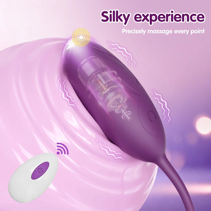 Vibrating Love Egg Vibrator for Women Remote Control G-Spot Simulator Vagina Ball Kegel Trainer Love Egg Female Sex Toys Adult