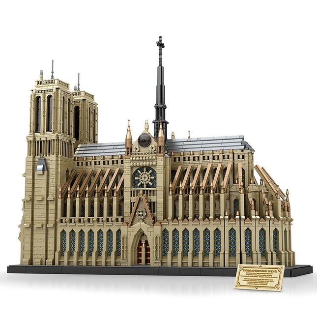 City Streetview Bricks Toys World Famous Architecture Notre Dame de Paris Model Building Blocks For Kids Christmas Gifts